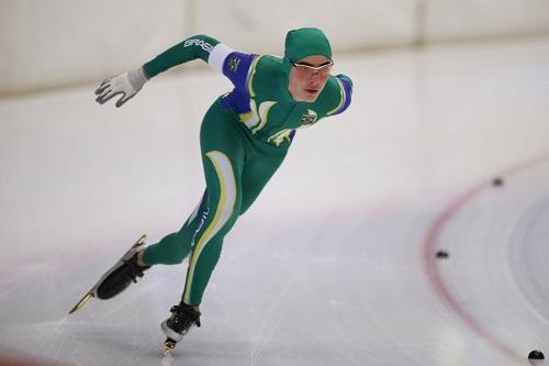 Jovem brasileiro participou de três provas internacionais de patinação de velocidade neste fim de semana / Foto: Divulgação/CBDG 